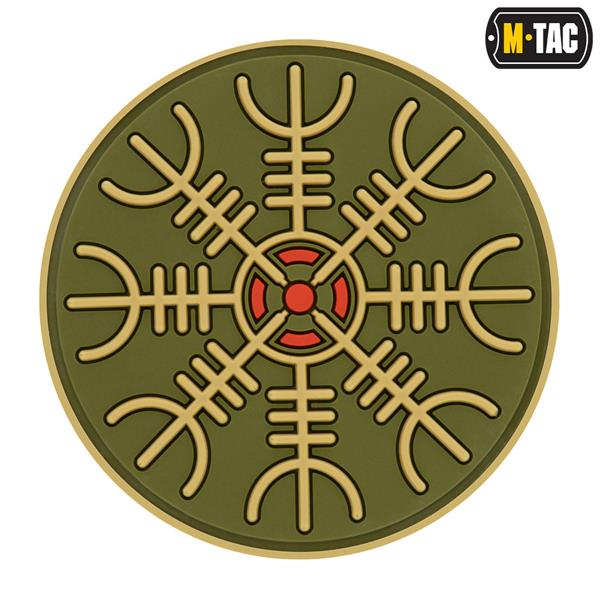 M-Tac patch Egeshelm PVC black and white