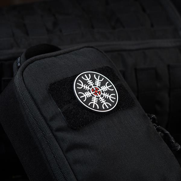 M-Tac patch Egeshelm PVC black and white