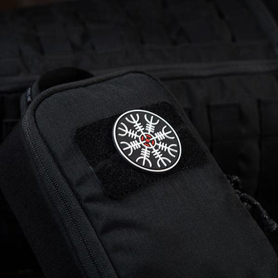 M-Tac patch Egeshelm PVC black and white