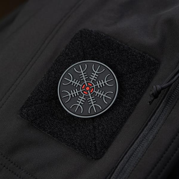 M-Tac patch Egeshelm PVC black and white