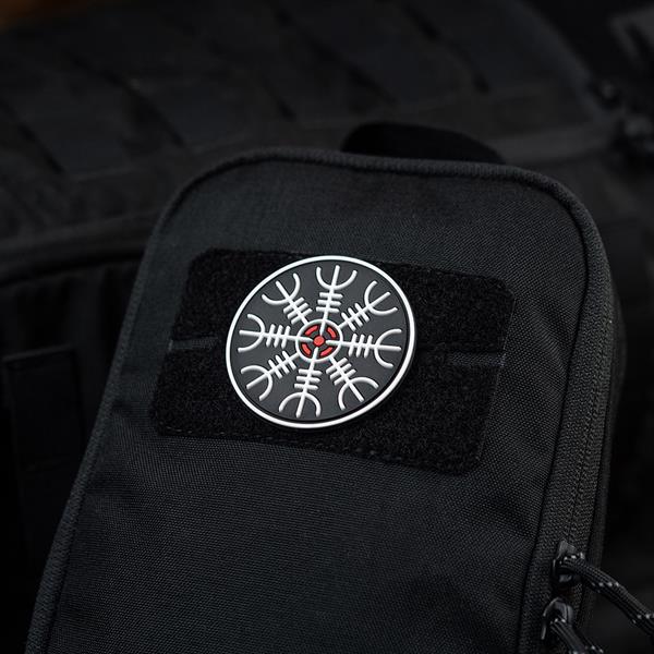 M-Tac patch Egeshelm PVC black and white