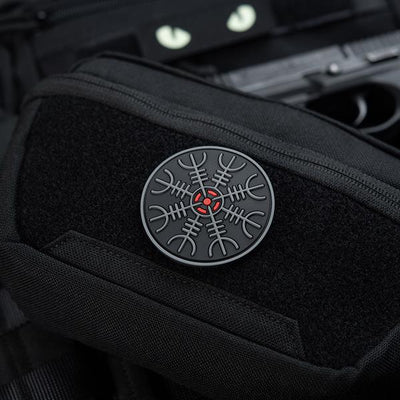 M-Tac patch Egeshelm PVC black and white