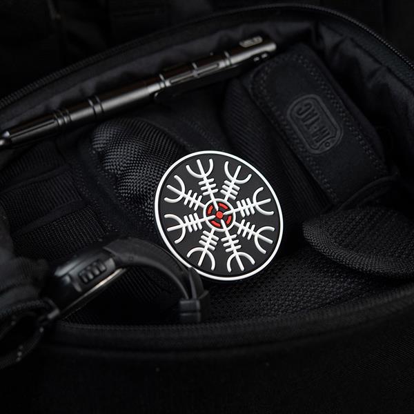 M-Tac patch Egeshelm PVC black and white