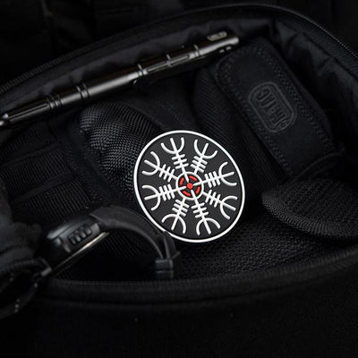 M-Tac patch Egeshelm PVC black and white