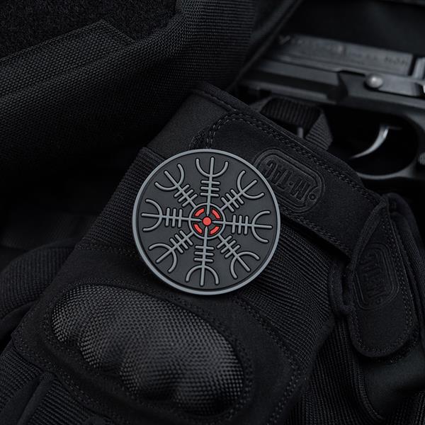 M-Tac patch Egeshelm PVC black and white
