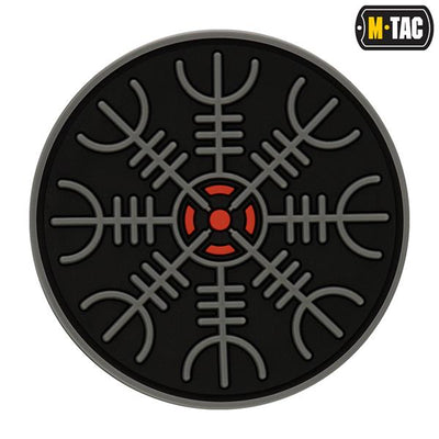 M-Tac patch Egeshelm PVC black and white
