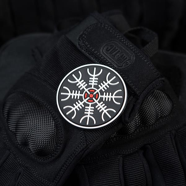 M-Tac patch Egeshelm PVC black and white