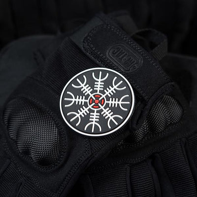 M-Tac patch Egeshelm PVC black and white