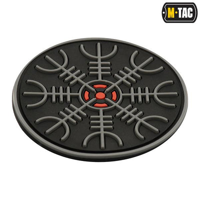 M-Tac patch Egeshelm PVC black and white