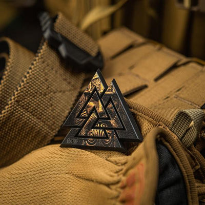M-Tac patch Valknut 3D PVC Black/Coyote