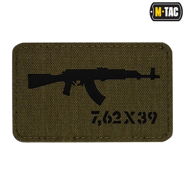 M-Tac patch AKM 7,62?39 Laser Cut Coyote/Black