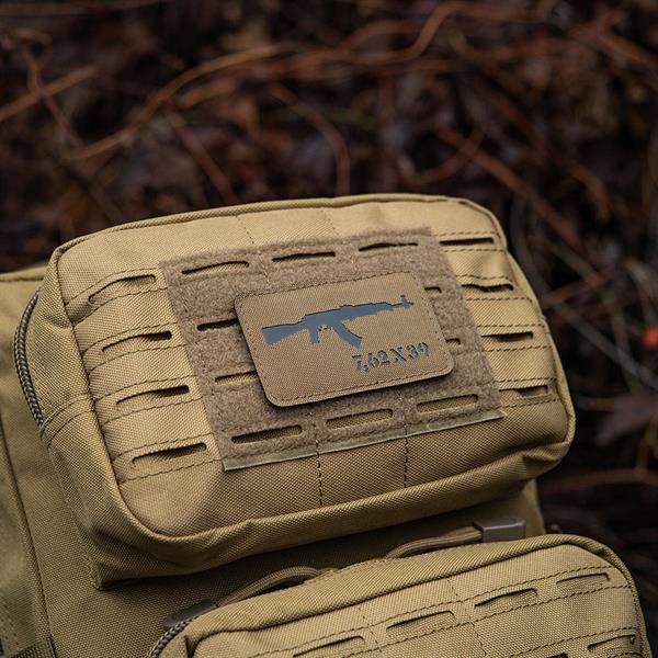 M-Tac patch AKM 7,62?39 Laser Cut Coyote/Black