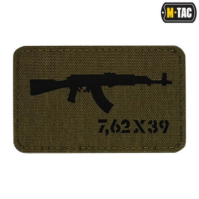 M-Tac patch AKM 7,62?39 Laser Cut Coyote/Black