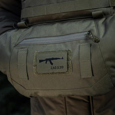 M-Tac patch AKM 7,62?39 Laser Cut Coyote/Black