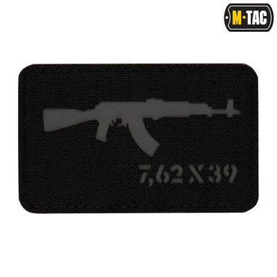 M-Tac patch AKM 7,62?39 Laser Cut Coyote/Black