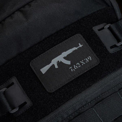 M-Tac patch AKM 7,62?39 Laser Cut Coyote/Black