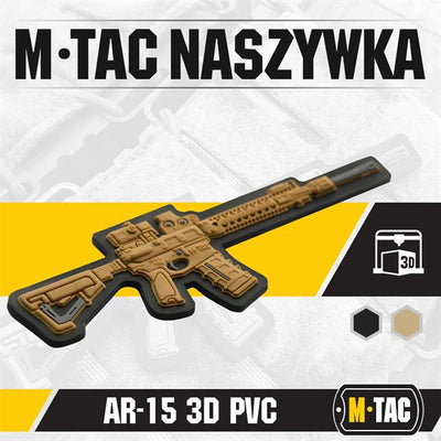 M-Tac patch AR-15 3D PVC