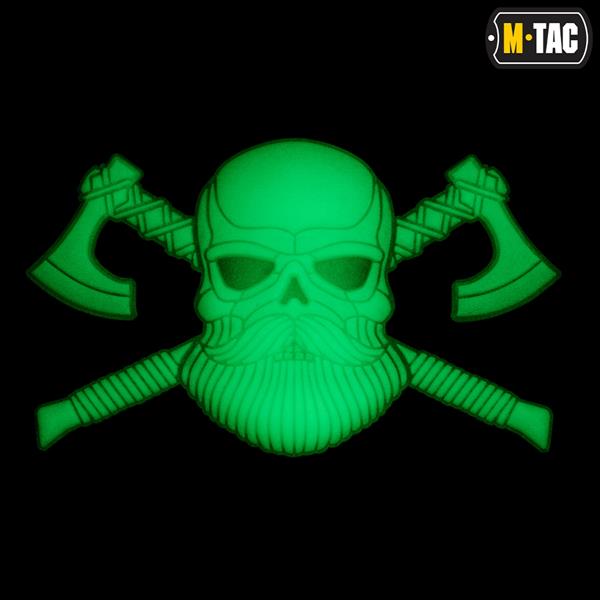 M-tac bearded skull 3d pvc