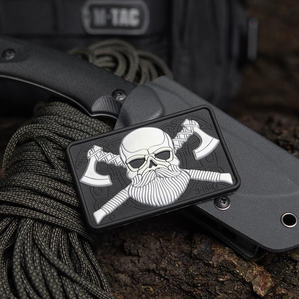 M-tac bearded skull 3d pvc