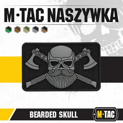 M-tac bearded skull 3d pvc