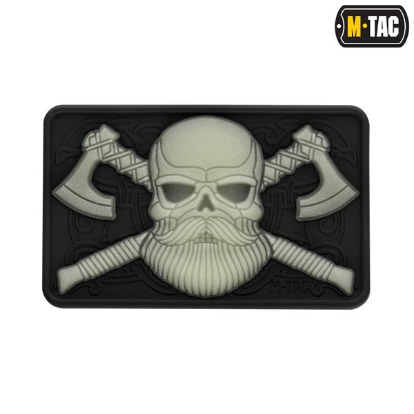 M-tac bearded skull 3d pvc