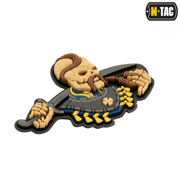 M-Tac patch You Only Die Once 3D PVC Gray/White