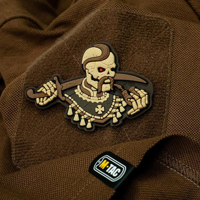 M-Tac patch You Only Die Once 3D PVC Gray/White