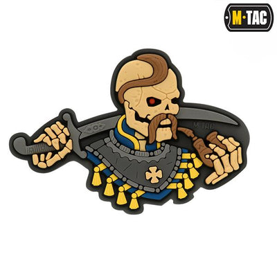 M-Tac patch You Only Die Once 3D PVC Gray/White
