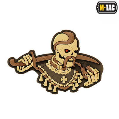 M-Tac patch You Only Die Once 3D PVC Gray/White