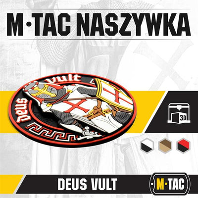M-Tac patch Deus Vult 3D PVC