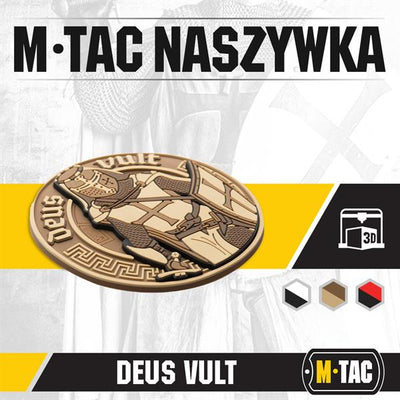 M-Tac patch Deus Vult 3D PVC