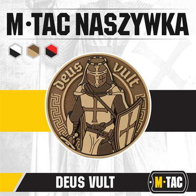 M-Tac patch Deus Vult 3D PVC