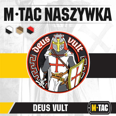 M-Tac patch Deus Vult 3D PVC