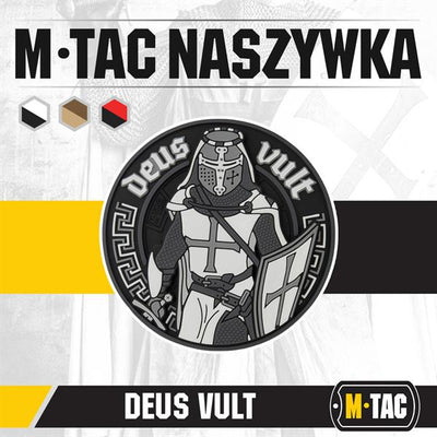 M-Tac patch Deus Vult 3D PVC