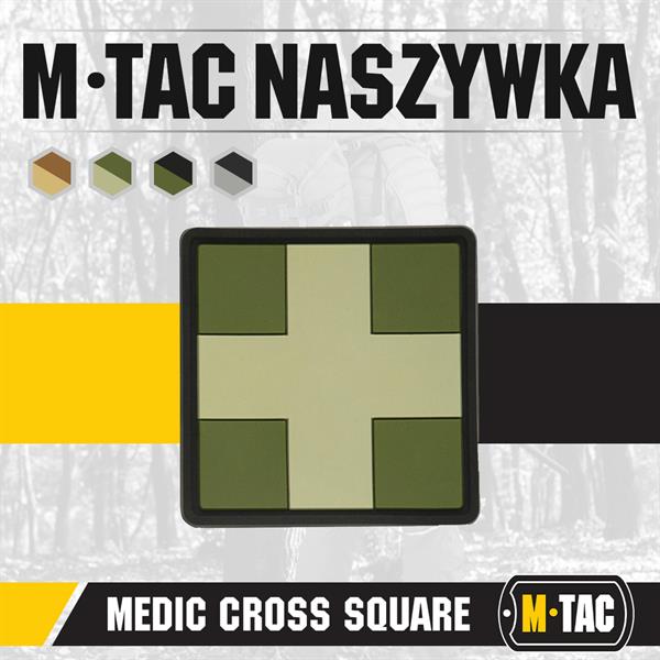 M-Tac patch Medic Cross Square PVC