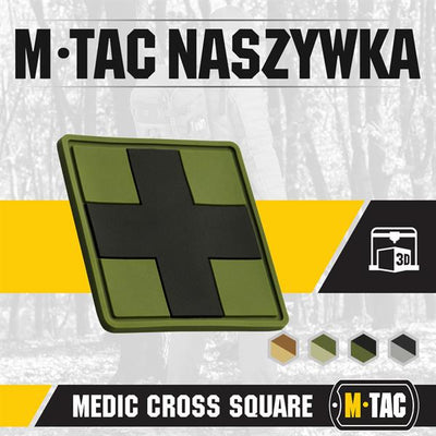 M-Tac patch Medic Cross Square PVC