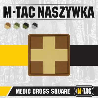 M-Tac patch Medic Cross Square PVC