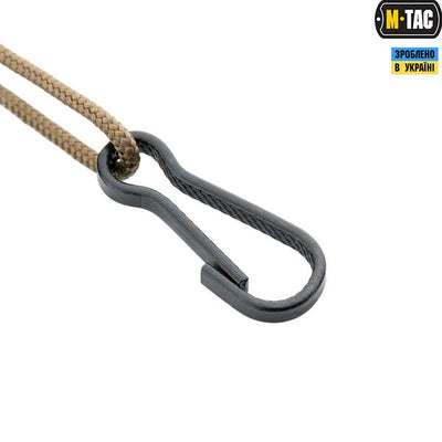 M-Tac Safety Cord with D-ring Coyote