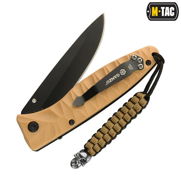 M-Tac Knife Lanyard Cuboid Skull Black/Coyote
