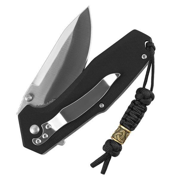 M-Tac lanyard Scandinavian Small Triquetra Black