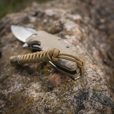 M-Tac Knife Lanyard Viper Stainless Steel Coyote