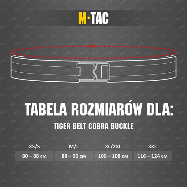 M-Tac Tiger Belt Cobra Buckle