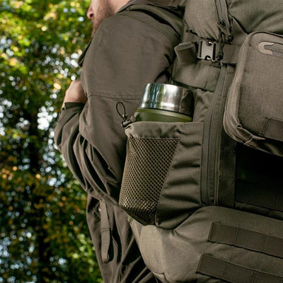 M-Tac Stainless 750 ml Thermos with folding spoon Olive