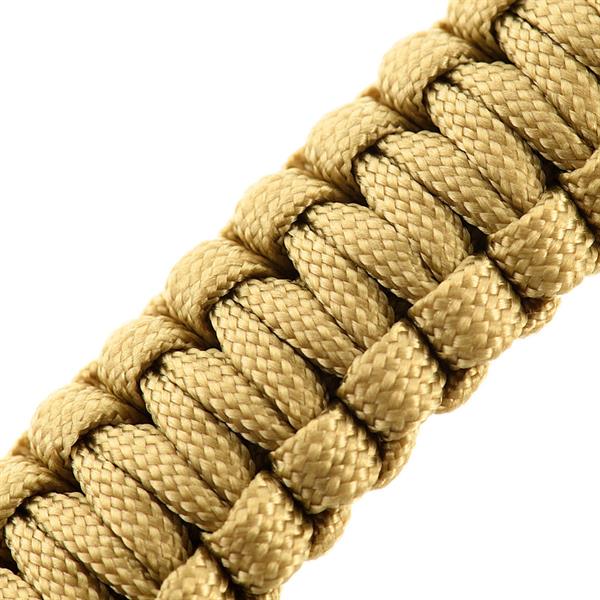 M-Tac paracord bracelet with spark cutter, compass and whistle
