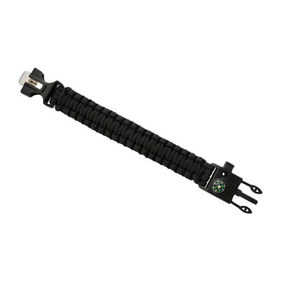 M-Tac paracord bracelet with spark cutter, compass and whistle