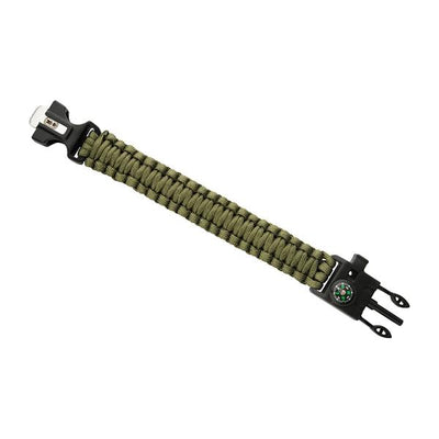 M-Tac paracord bracelet with spark cutter, compass and whistle