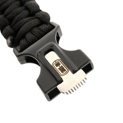 M-Tac paracord bracelet with spark cutter, compass and whistle