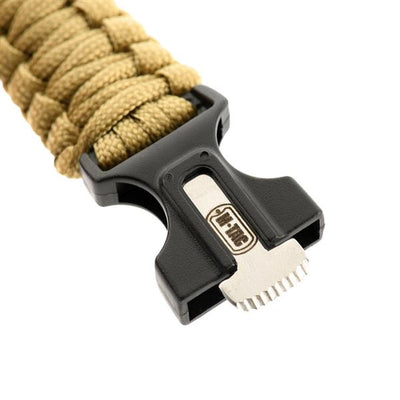 M-Tac paracord bracelet with spark cutter, compass and whistle